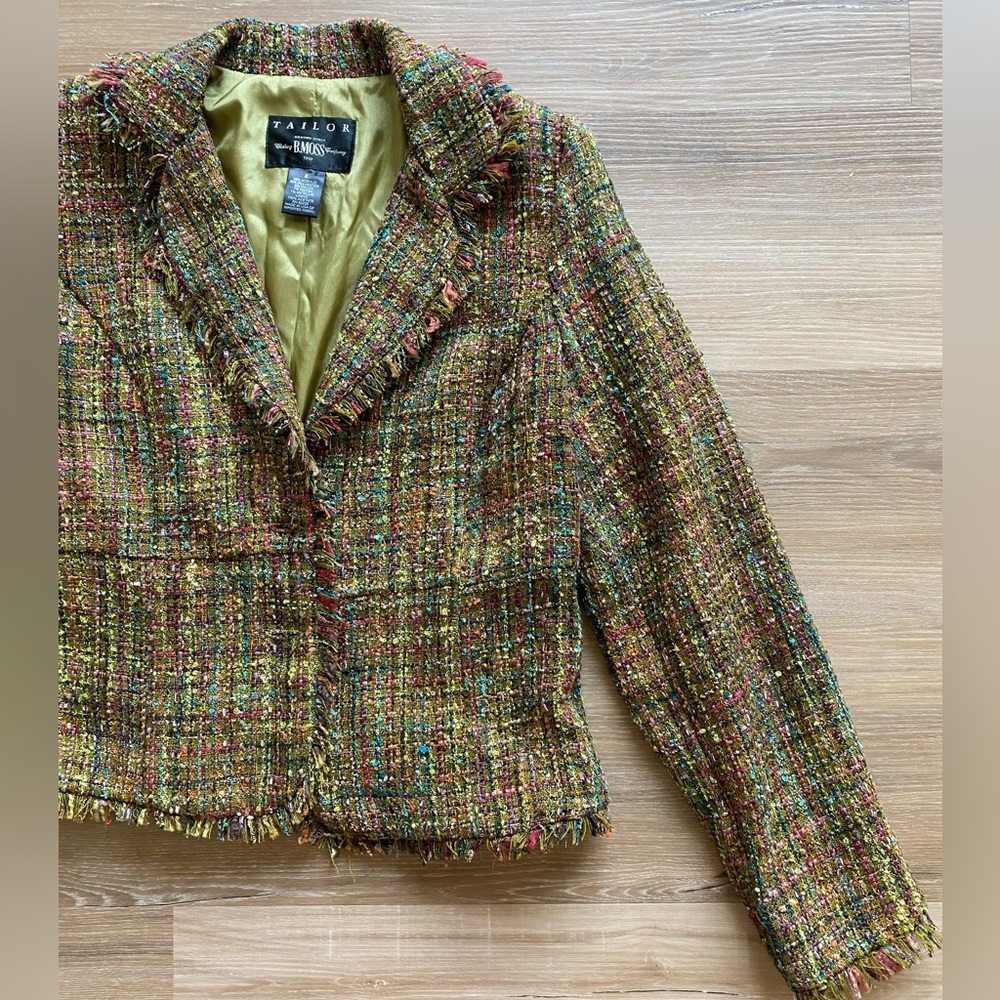 Vintage Tailor B Moss Tweed Blazer